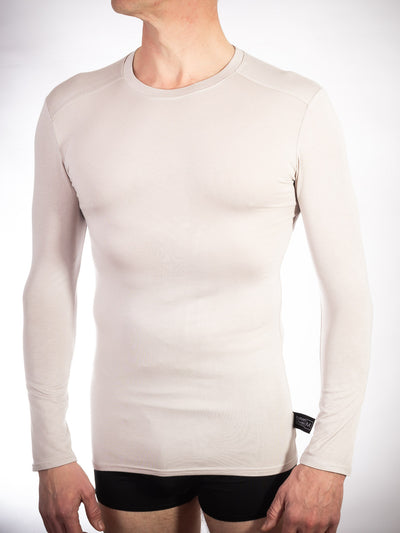 Long Sleeve Crew Neck Undershirt (Bamboo)