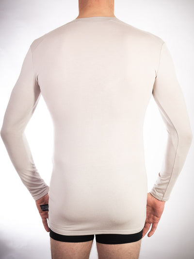 Long Sleeve V-Neck Undershirt (Bamboo)